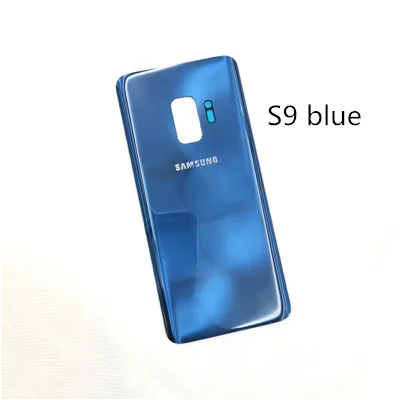 s9 blue Samsung Galaxy s9 plus 3D стеклянный чехол для задней батареи samsung s9plus чехол для задней крышки корпуса Замена и клейкая наклейка - Цвет: s9 blue