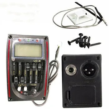 

Acoustic Bass 5-Band Guitar EQ Preamp Pickup LCD Display Tuner Equalizer