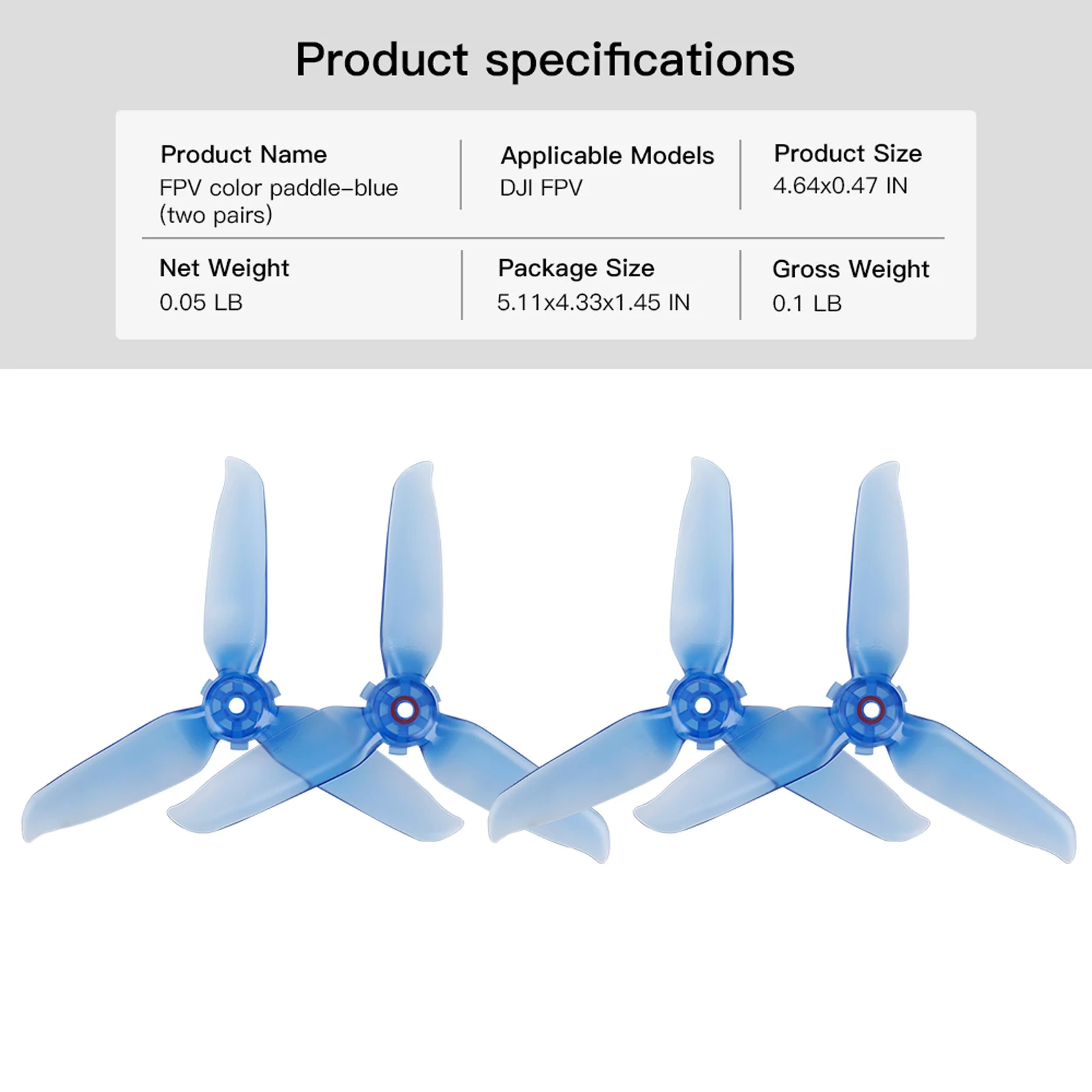 Low Noise 5328S Propellers Replace CW CCW Propeller Blade Props 4Pcs for DJI FPV Accessories gopro drone