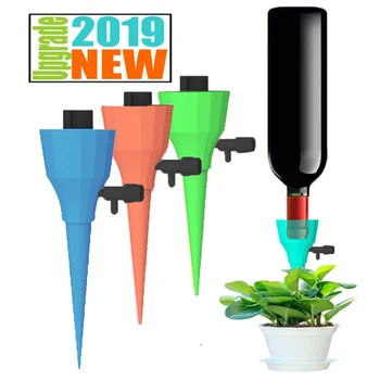 

6 PCS Auto Drip Irrigation Watering System Plants Flower Watering Kits Automatic Waterers Greenhouse Watering Spike Garden Tools