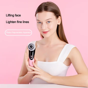 

Wakeforyou EMS LED Photon Rejuvenation Machine Face Lift Skin Tighten Device Wrinkle Removal Radio Frequency Facial Massager