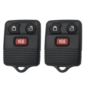 

2Pcs 3 Keys Remote Car Key Fob Fit for Ford F150 1999 2000 2001 2002 2003 2004 2005 2006 2007