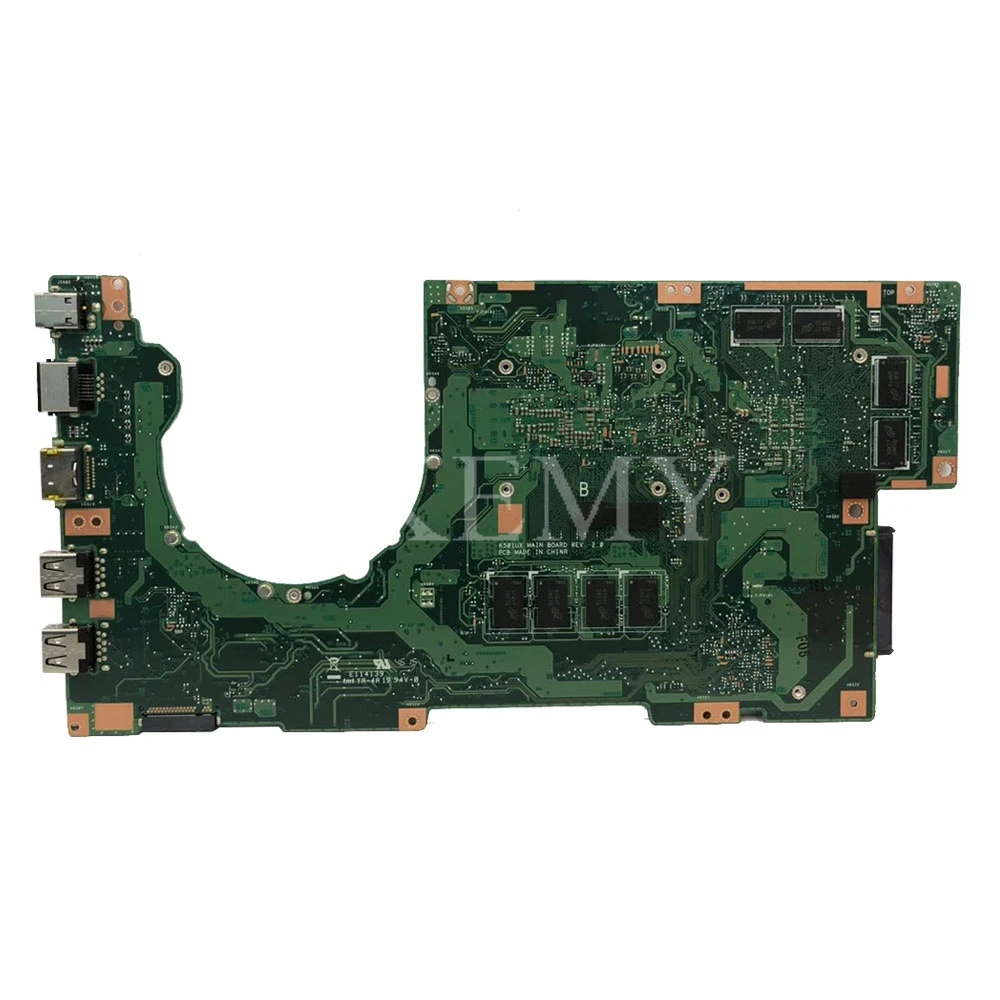 XinKaidi For ASUS K501U K501UX K501UB A501U Loptop motherboard Mian board W/4GB/8GB i5/i7 CPU DDR3