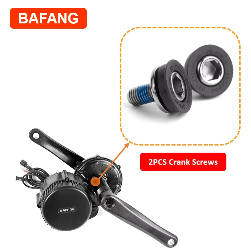BAFANG Crank Arms Bolt Screw for Bafang BBS01 BBS01 Mid Crank Motor Electric Bicycle Ebike Parts Accessories
