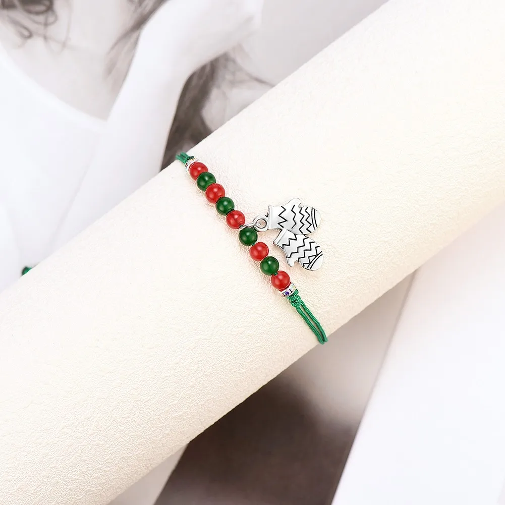 Рождественский стиль, простой модный браслет, однослойный браслет, ювелирные женские браслеты, аксессуары, Pulseras Mujer Bijoux Femme