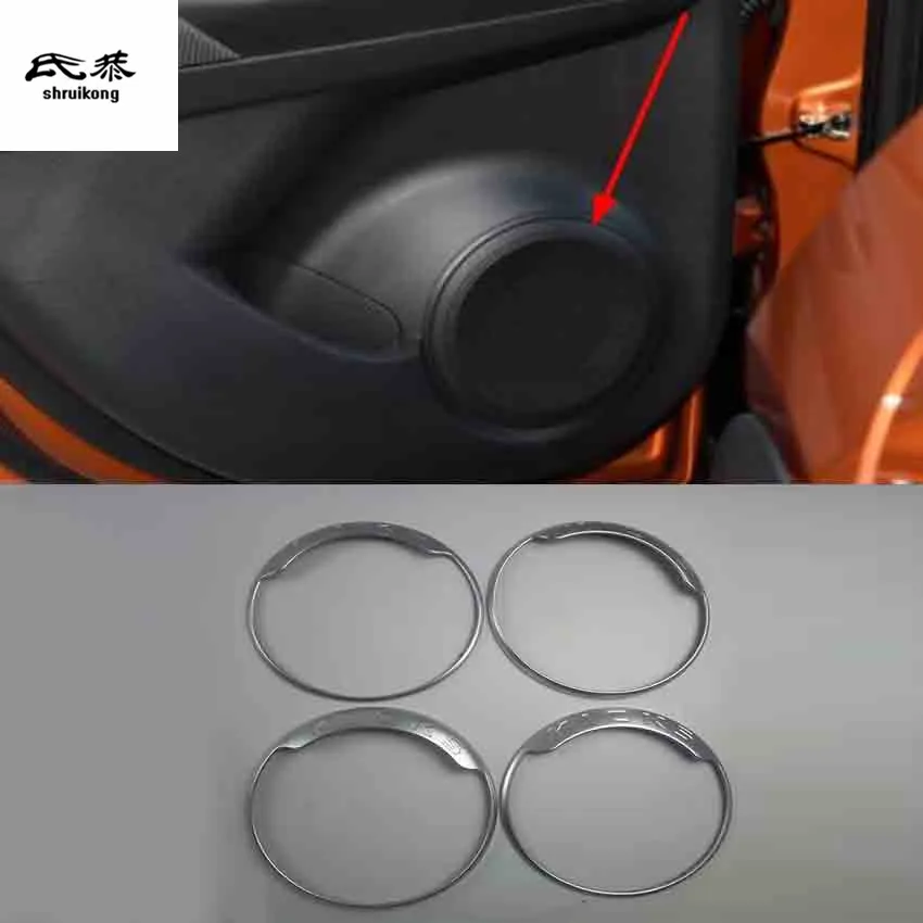 4 шт./лот ABS автомобильные аксессуары наклейки дверной динамик клаксон