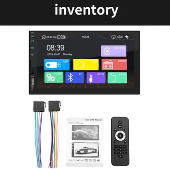 

7-Inch Car Radio 2 Din Touch Screen Bluetooth FM Radio WIFI BT Car MP5 Player Support Steering Wheel Control Mirrolink