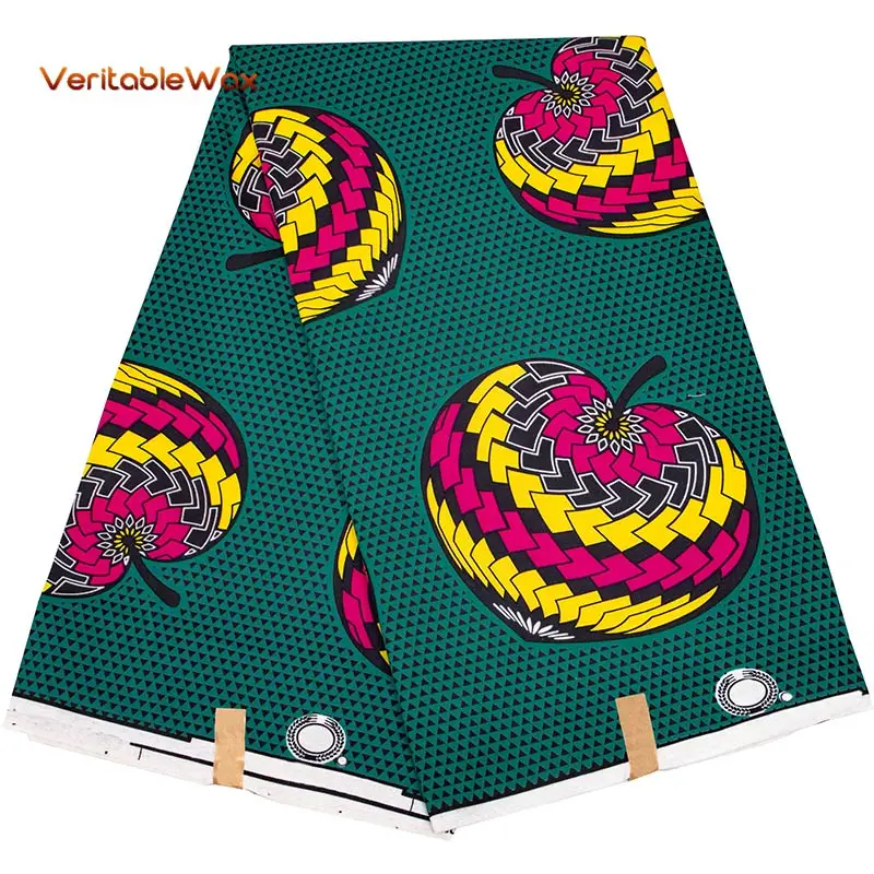 

African Fabric Ankara Fashionable Real Wax African Wax Veritable For Party Pagne Africain hot Wax Veritablewax 6yards/lot fp6416