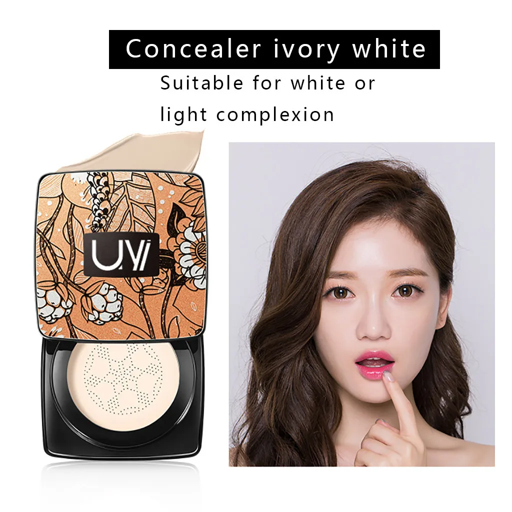 Тип BB крем водонепроницаемый осветляет консилер Air Cushion Foundation Cream с кистью легкий пронизывающий кожу 10,19