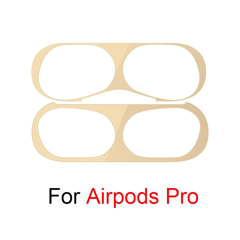 Металлический пылезащитный чехол для Apple AirPods 1 Funda, аксессуары, защитная наклейка, защита кожи для AirPods Pro, наклейка ярких цветов - Цвет: 02