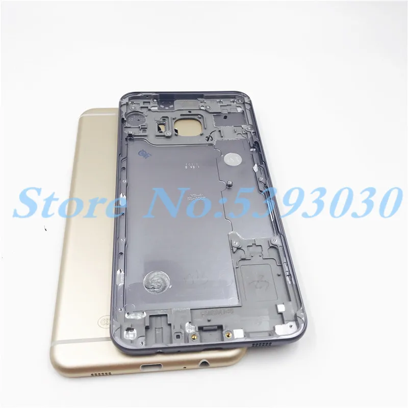 Металлический материал крышка батареи Задняя Дверь Корпус для samsung Galaxy C5 C5000 чехол батареи с отслеживанием