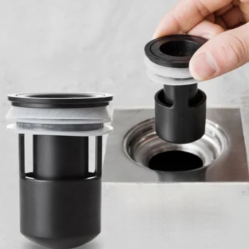 

Kitchen Toilet Floor Drains Silicone Sewer Core Bathroom Deodorant Waste Drain Strainer Cover Anti-odor Backflow Filter in stock