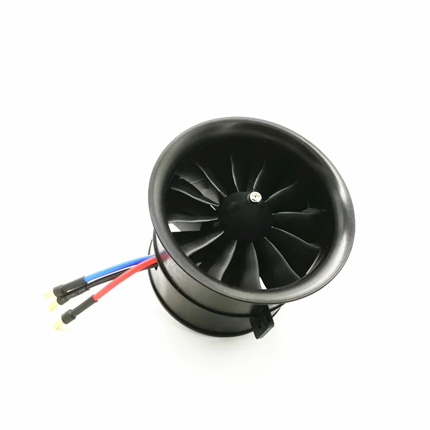

EDF 70mm 12-leaf fan free-type propeller ducted with starter motor for remote control aircraft aviation model