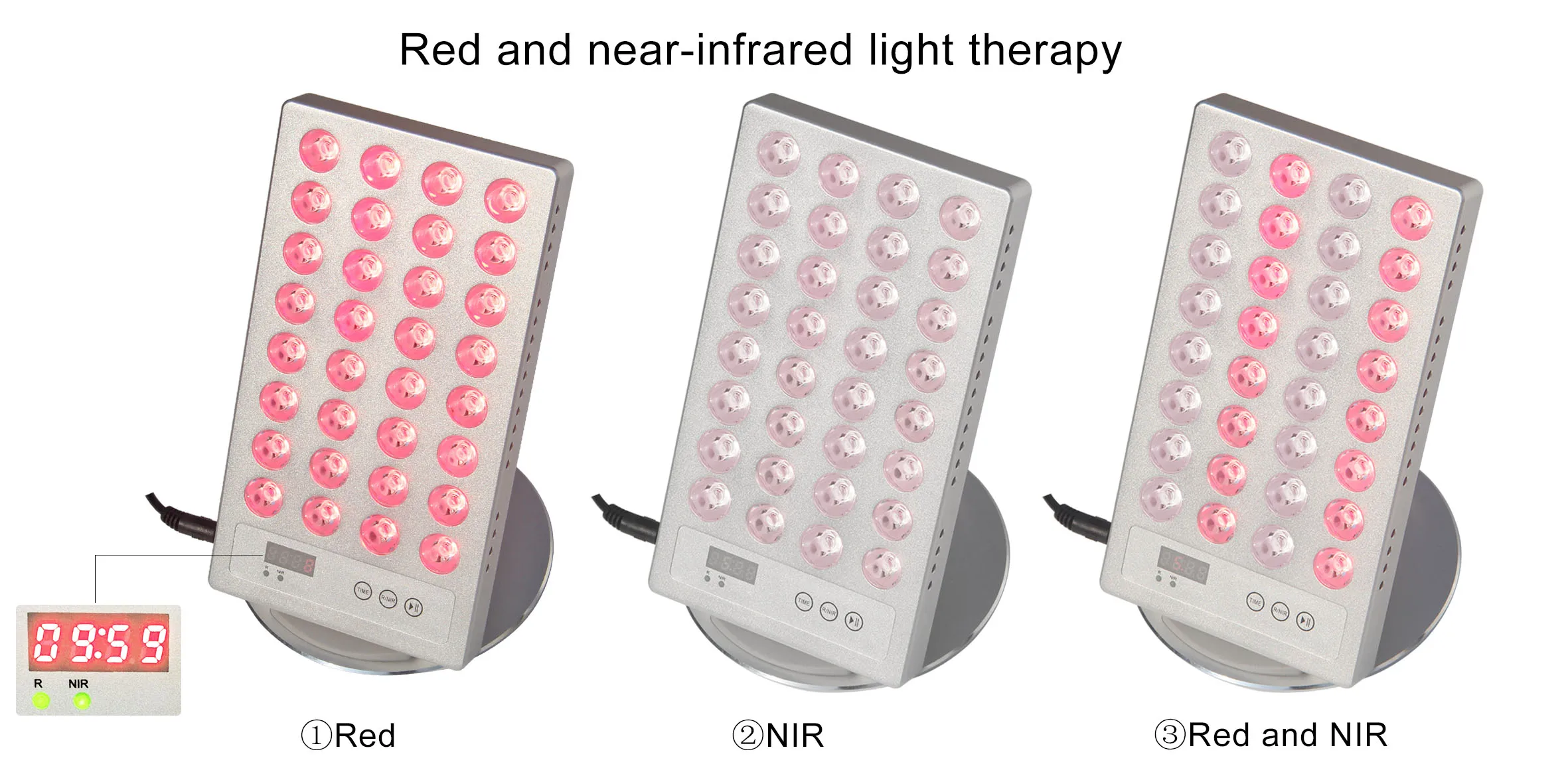  Infrared red led therapy Machine with aluminum Time control 660nm 850nm TLmini red light therapy de - 4000365096984