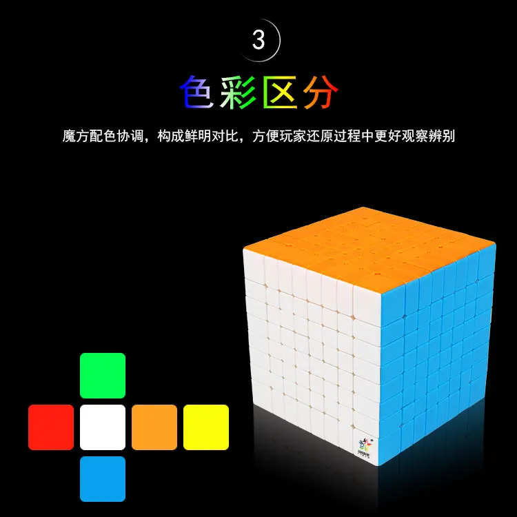 [Yuxin Small Magic 8 Order Magic Cube] перехитрить Профессиональные игры гонки 8-Order сложности студентов головоломки волшебный куб