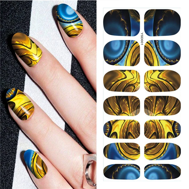 

1 Sheet Big Chry Flower DIY Decals Nails Art Water Transfer Printing Stickers Accessories For Manicure Salon