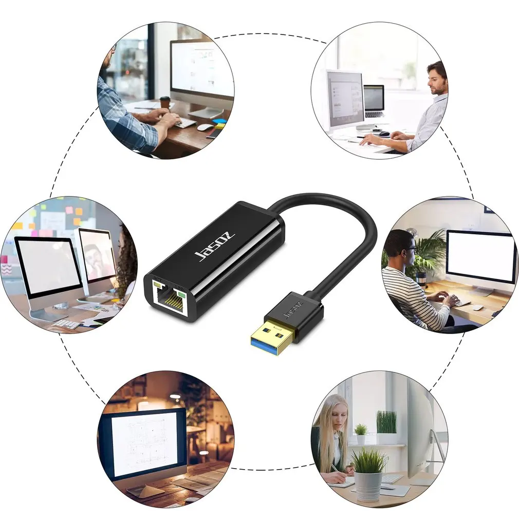 USB 3.0 Ethernet Adapter USB 2.0 Network Card To RJ45 Lan Ethernet Adapter For Windows 10 PC For Nintend Switch