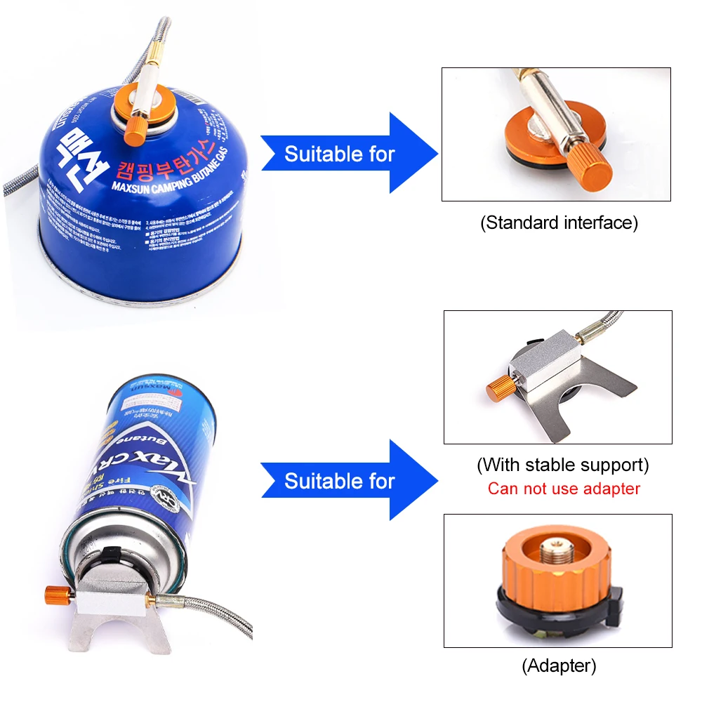 Widesea-estufa de Gas para acampar al aire libre, quemador turístico, calentador de fuego fuerte, cocina de Turismo, horno de supervivencia, suministros, equipo de Picnic