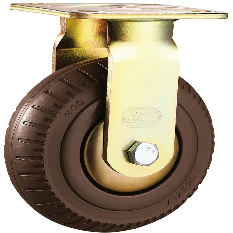 

Foam Rubber Truckle Super Quiet Universal Wheel Directional Wheel Ultra-stretch Large Load Industrial Wheels Wheel Houde