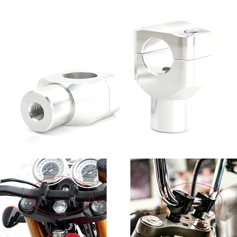 

Motorcycle CNC Handle Bar Riser Handlebar Risers 25.4mm Aftermarket Fit For Harley Sportster Blackline Fat Boy V-Rod Road King