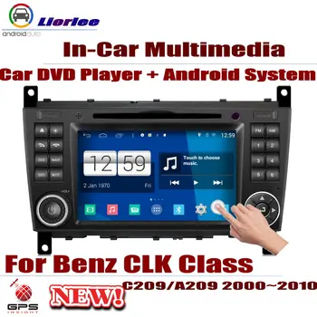 

Car Radio DVD Player GPS Navigation For Mercedes Benz CLK Class C209/A209 2000~2010 Android HD Displayer System Audio