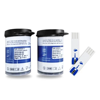 

50pcs Blood Sugar Meter глюкометр Glucometer Kit Test Strips Lancets for Diabetic Blood Sugar monitor Diabetes Tester