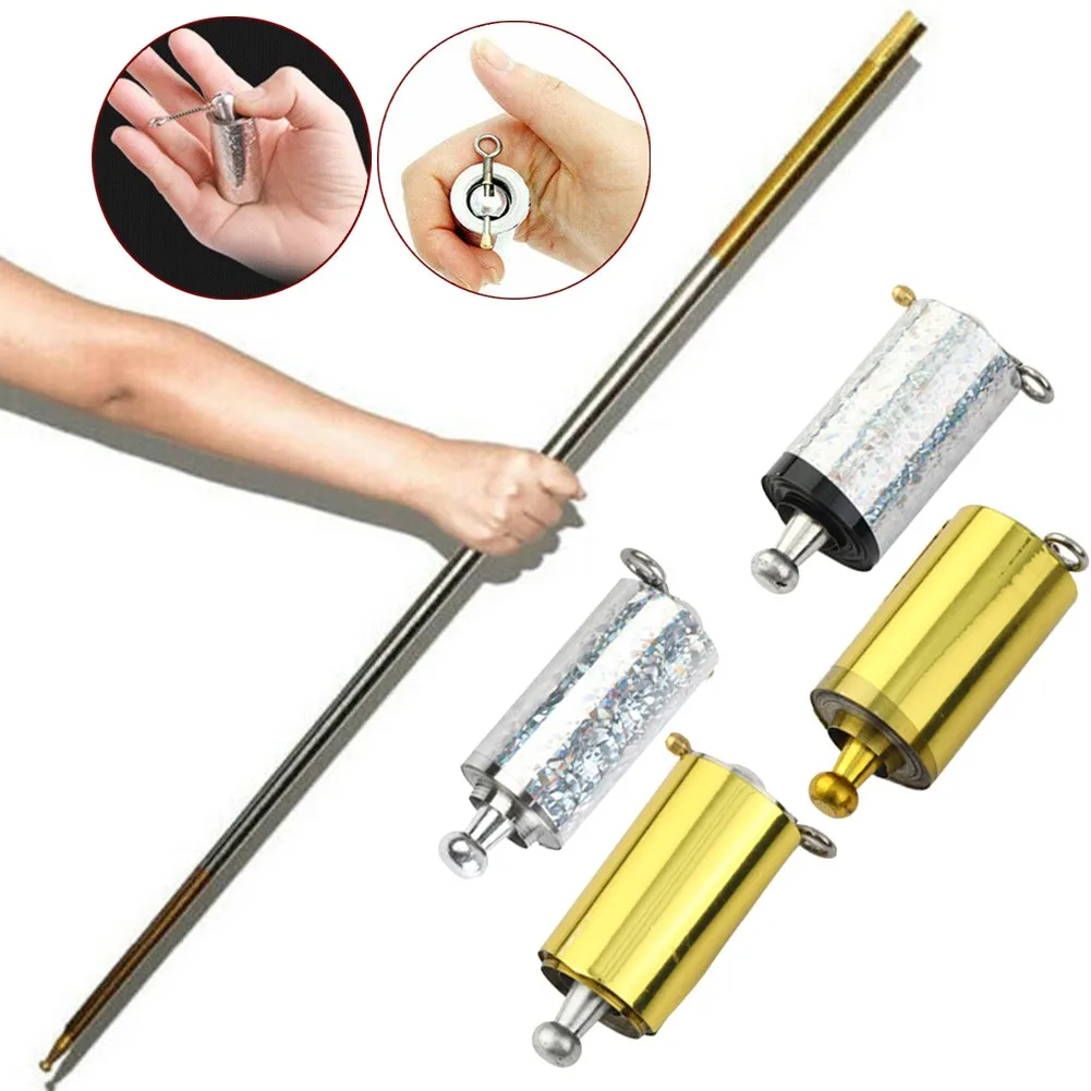 1.5m/1.1m Portable Magic Pocket Staff Steel Metal Outdoor Magical Wand Toy 