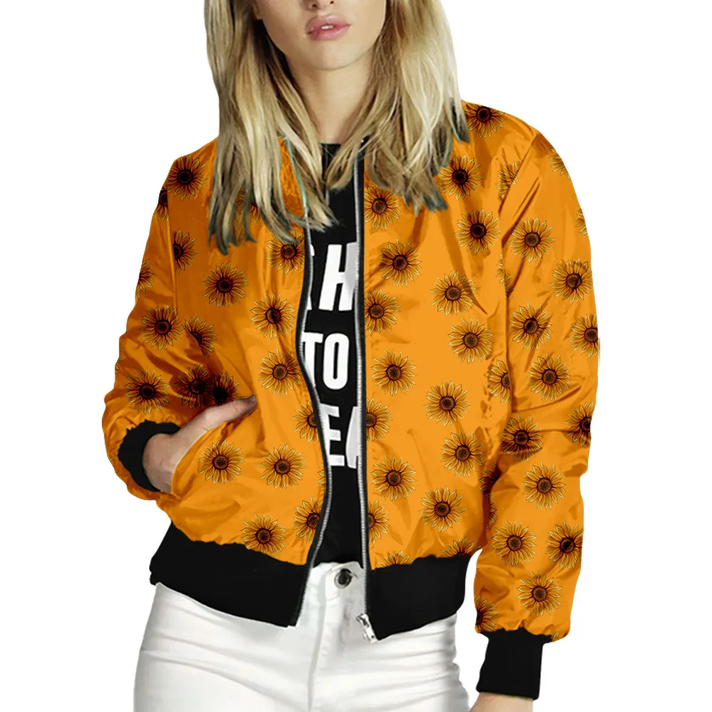 Floral Bomber Jacket Image 4