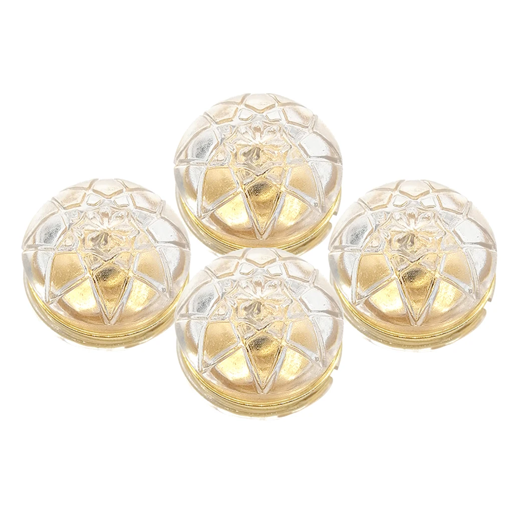 

4x Prettyia Miniature Mini LED Ceiling Light Lamp Set for 1/12 Dollhouse Decor