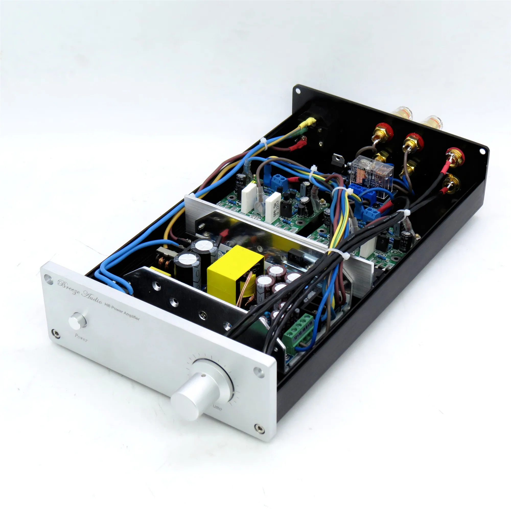 

NAP250 MOD MINI Stereo Power amplifier Base on UK NAIM circuit With SPK protection 80W+80W 8R HIFI AMP