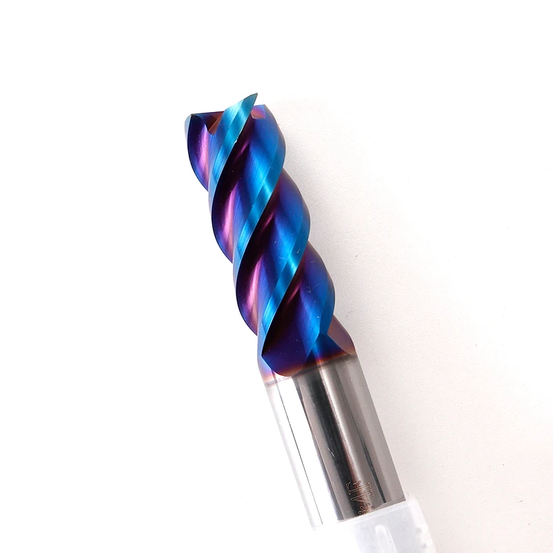 

ZGT Milling Tools Mill HRC65 4 Flute Endmill 4mm 5mm 6mm 8mm Metal Cutter Alloy Carbide Tungsten Steel Milling Cutter End Mill