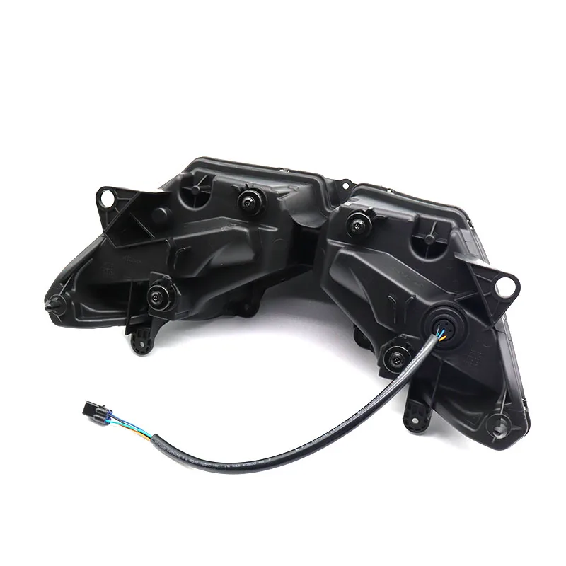 めい326A ブラックフロントヘッドライトヘッドランプアセンブリ Kawasaki Ninja