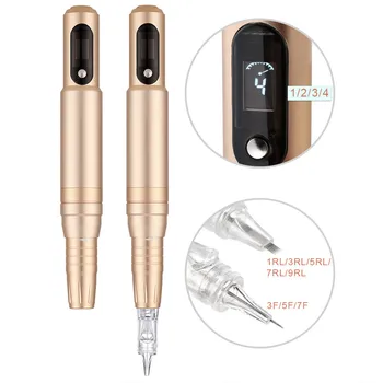 

Semi Permanent Makeup Pen Rotary Tattoo Machine Gun Hybrid Tattoo Pen Eye Liner Eyebrow Lip Rechargeable For Body Art Supplies