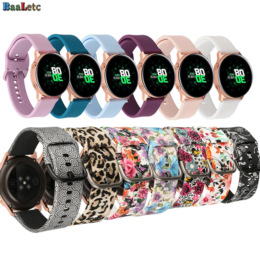 Replacement-Strap Watchband Active-Gear Bip-Bracelet Amazfit 20mm Silicone Samsung Huawei