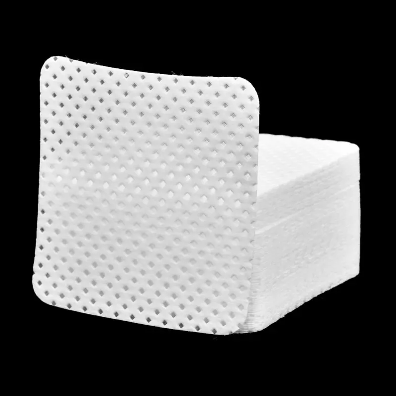 180Pcs жидкость для хлопчатобумажные салфетки без ворса Бумага коврик ногтей