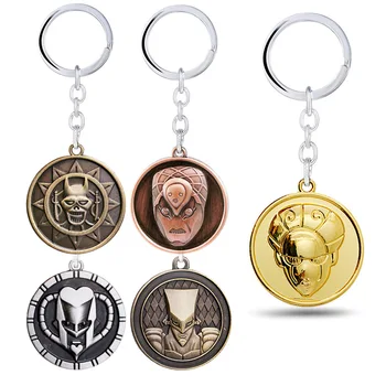 

Anime Jojo Bizarre Adventure Keychain Avatar Key Ring European and American Style Metal Key Ring Gift Pendant