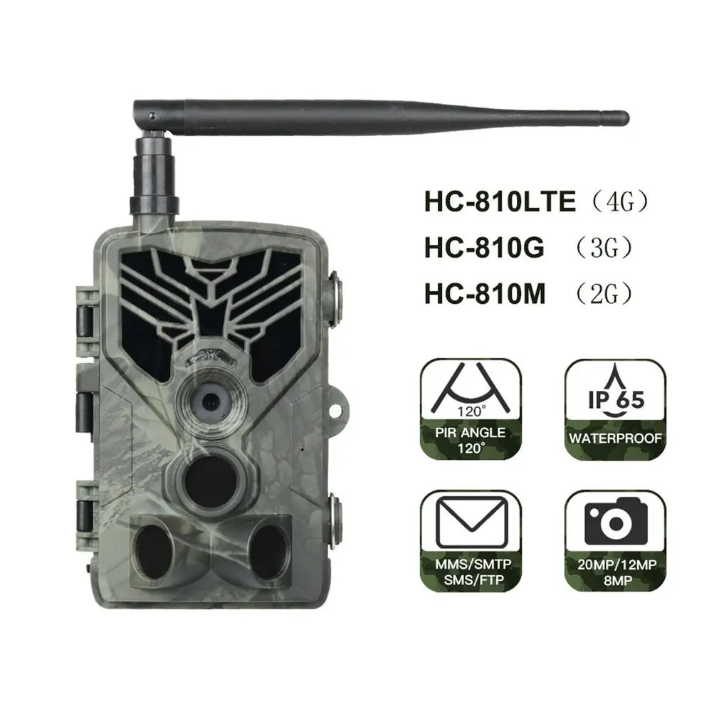 

HC810A/M/G/LTE Hunting Camera 20MP Trail Camera Night Vision forest waterproof Wildlife Camera photo traps Camera Chasse Scouts