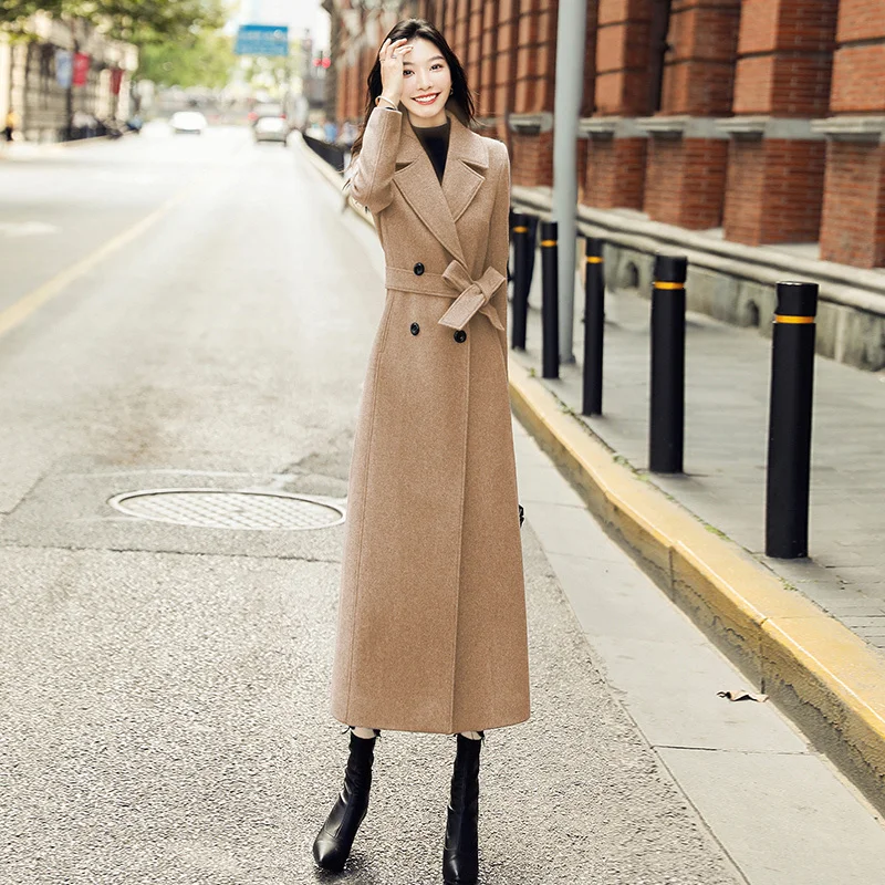 long maxi wool coat
