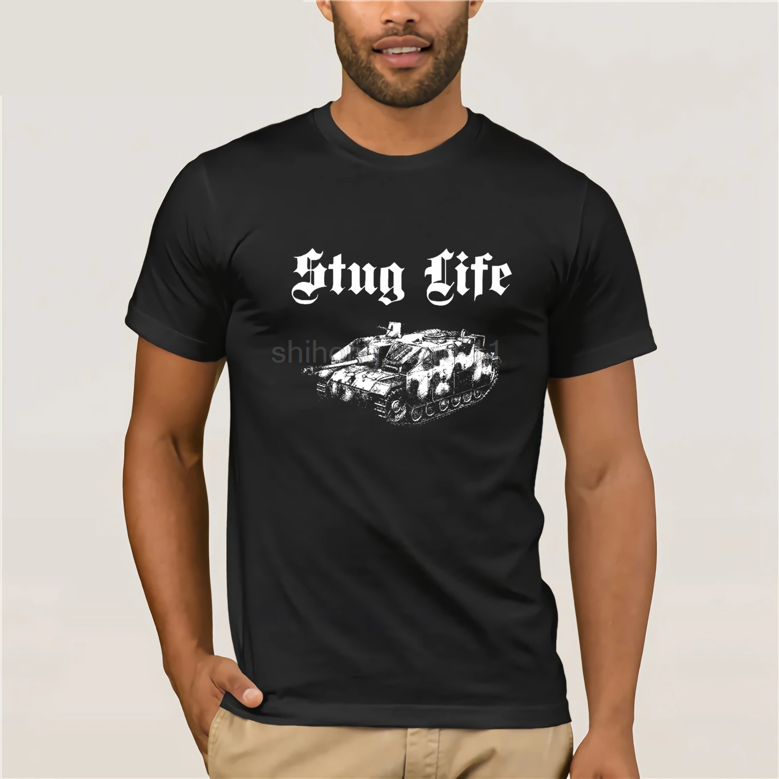 2020 Summer Hot Sale Men T-shirt German StuG III Panzer Tank T Shirt WWII Wehrmacht Army ASL Stug LIfe | Мужская одежда