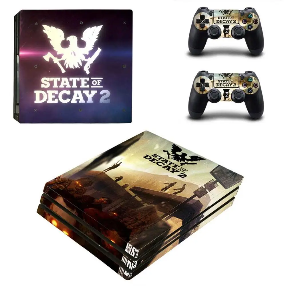 State of Decay 2 PS4 Pro стикер s PS 4 Play станция 4 Pro Кожа Стикеры для playstation 4 Pro консоль и контроллер