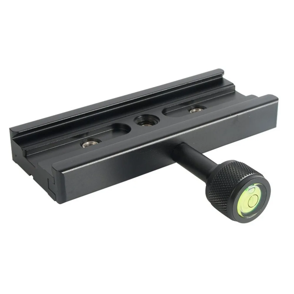 QR-120 Camera Tripod Quick Release Plate Mount Cable Winder Clip Adapter Board Base for Ball Head Gimbal