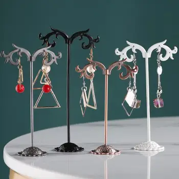 

Wholesale 8 Models Options Fashion 3 pcs/Lot Jewelry Display Metal Earring Holder Display Crystal Jewelry Earring Display Stand