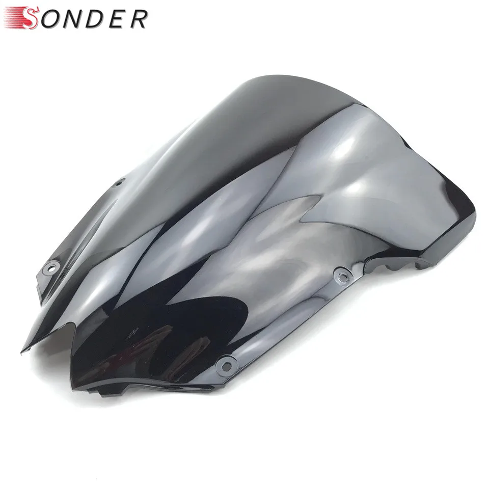 Мотоциклы лобовое стекло ветер экран двойной пузырь для Yamaha YZF-R6 YZF600 R6 YZF 600 yzf r6 2008- части экрана