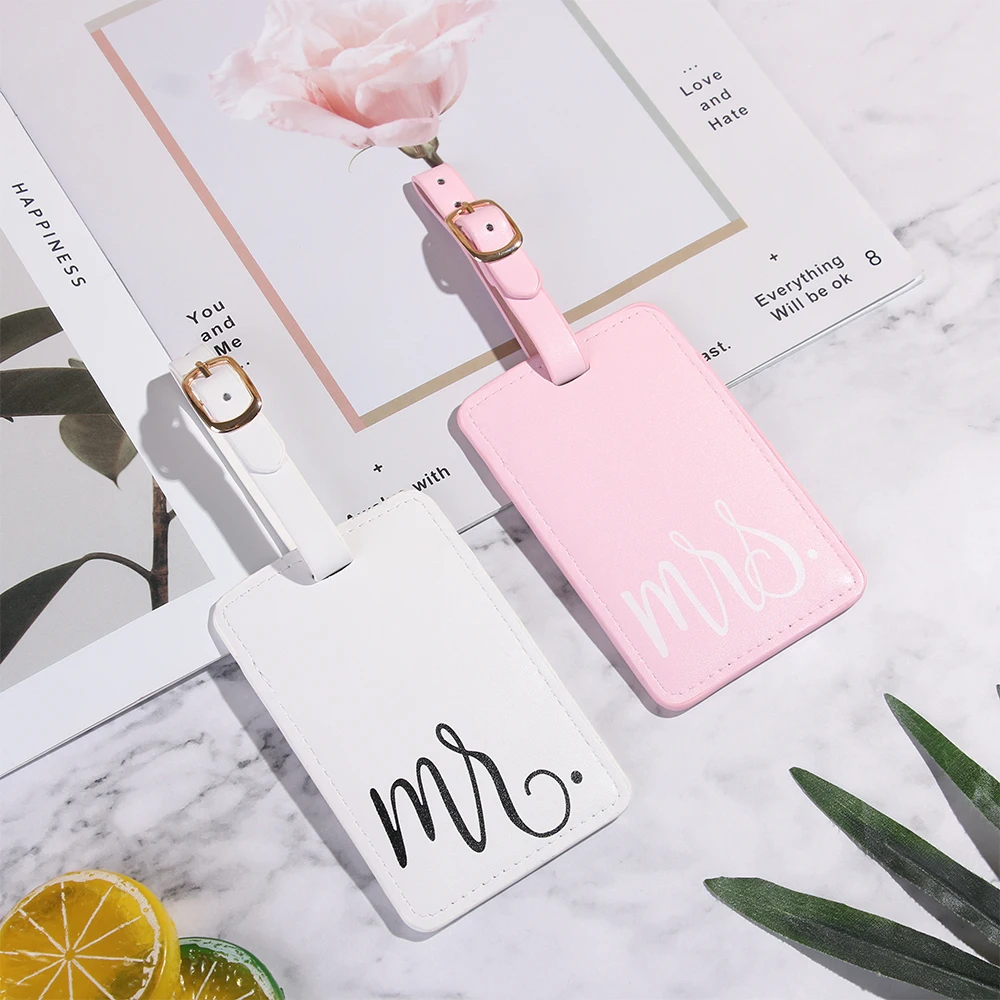 1 шт. Лидер продаж MR& MrS бирка для чемодана сумка кулон имя ID Адрес Свадьба VIP приглашение этикетка портативный аксессуары для путешествий