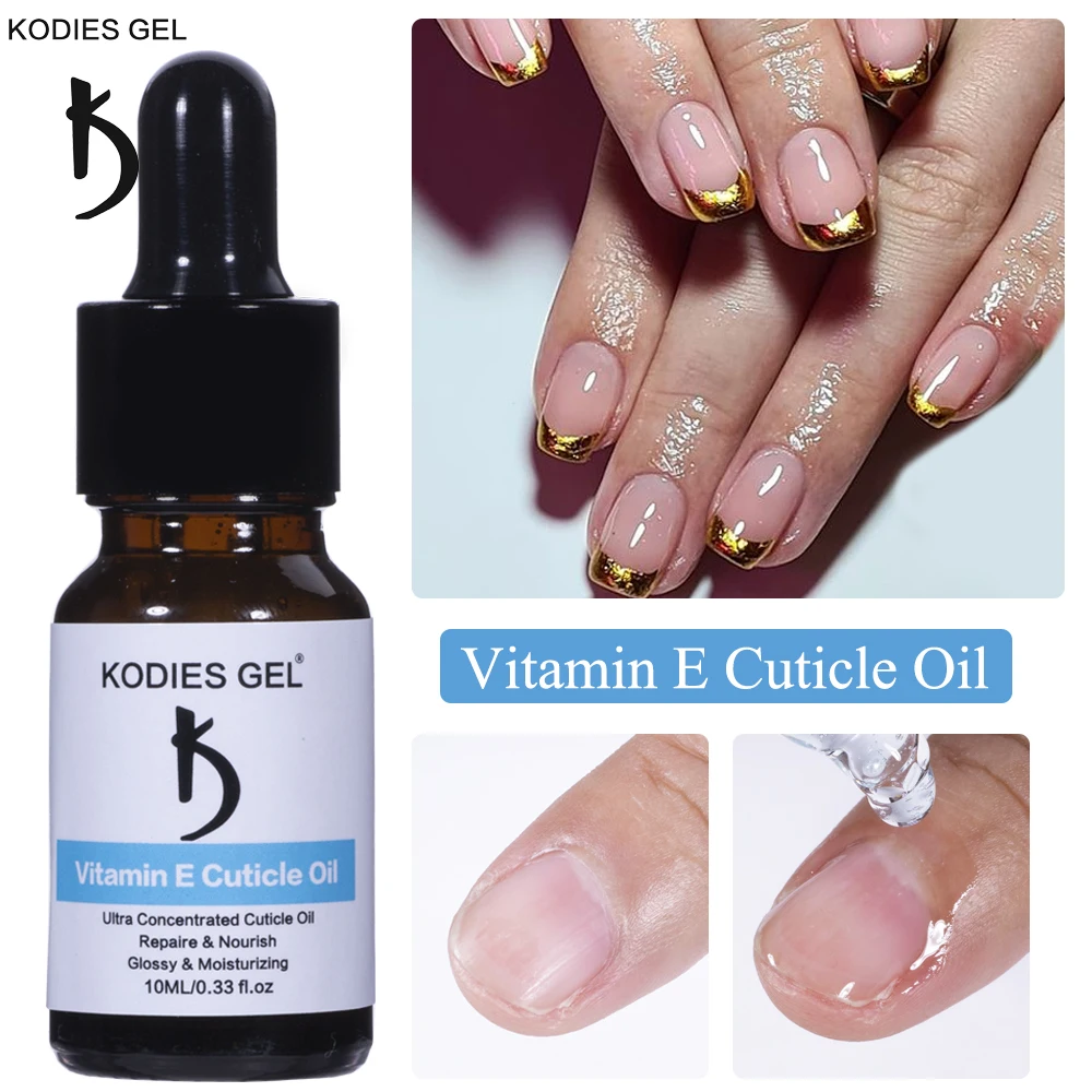 KODIES GEL Vitamin E Cuticle Oil for Nails Professional Moisturize  Strengthen Nail Repair Liquid Manicure Essentials Revit Care - AliExpress