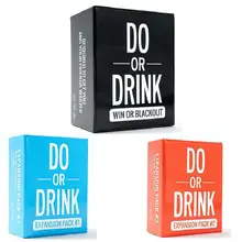 Do or Drink Party Card Games Funny Entertainment Board Game Carzy Drinking Challenge Friend Camping Birthday Parties Card Game