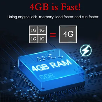 

Smart TV USB 3.0 TV Box 6k Fasting Black 4g + 64g Tv Box Android Set-Top Box DDR Memory With Bluetooth Android Tv Box