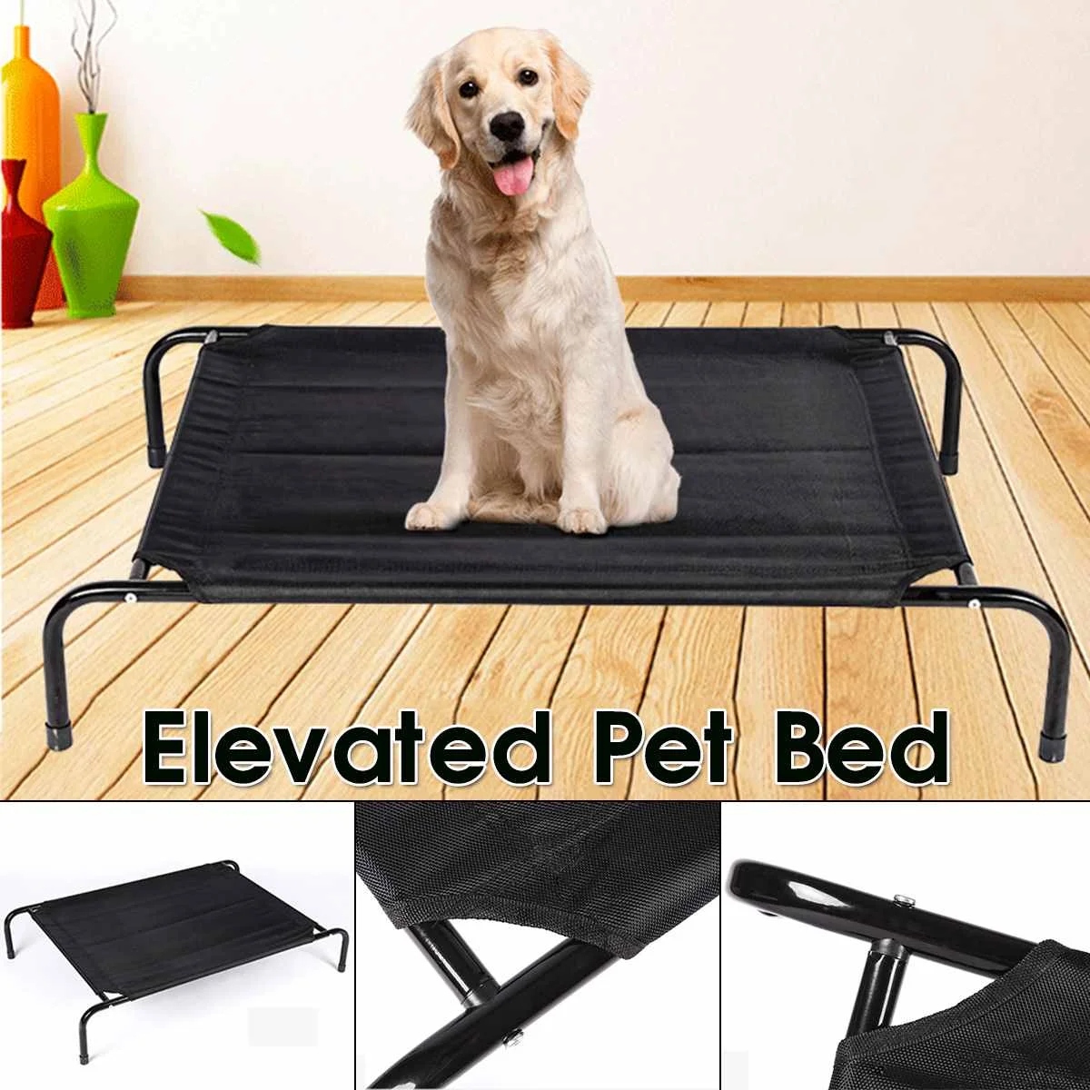 Elevated Pet Bed Detachable Summer Dog Cooling Bed Outdoor Breathable Mesh Raised Cat Puppy Bed Mat Dog Cot Sleep Camping Bed Elevated Pet Bed Detachable Summer Dog Cooling Bed Outdoor Breathable Mesh Raised Cat Puppy Bed Mat Dog Cot Sleep Camping Bed
