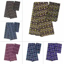 Имитированные шелковые восковые материалы нигерийские шелковые шифоновые ткани африканская ткань Анкара воск высокого качества принты ткани GBY01