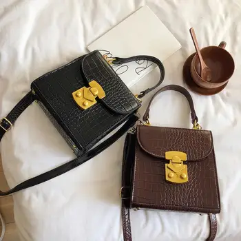 

Women Stone Pattern Leather Shoulder Handbags Messenger Bags Classic Pure Color Casual Elegant Crossbody Shoulder Bag